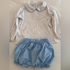 Little English Tea Cup blouse and shorts